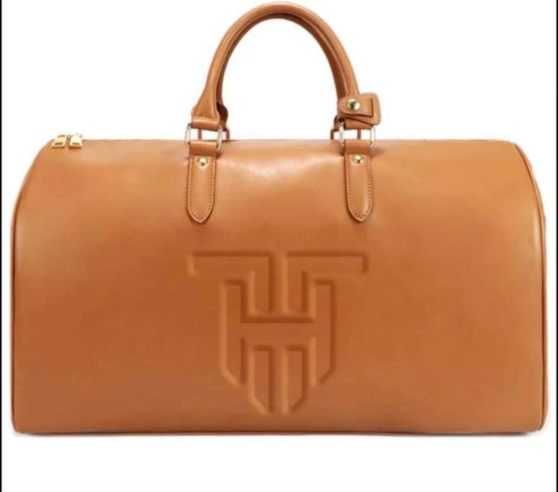 " Vitality " - Leather Travel Duffle Bag